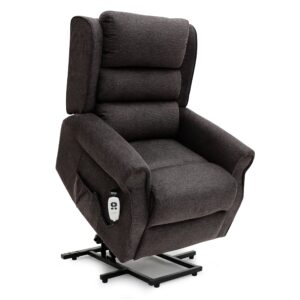 Alternative view of Dorchester Dual Motor Riser Recliner - Espresso Chenille Fabric