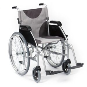 Alternative view of Ultra Lightweight Aluminium Wheelchair Grey/Black Canvas