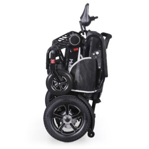 Alternative view of MobilityPlus+ FortisHD Lightweight Folding Electric Wheelchair | Wide Seat, 180kg Load Capacity