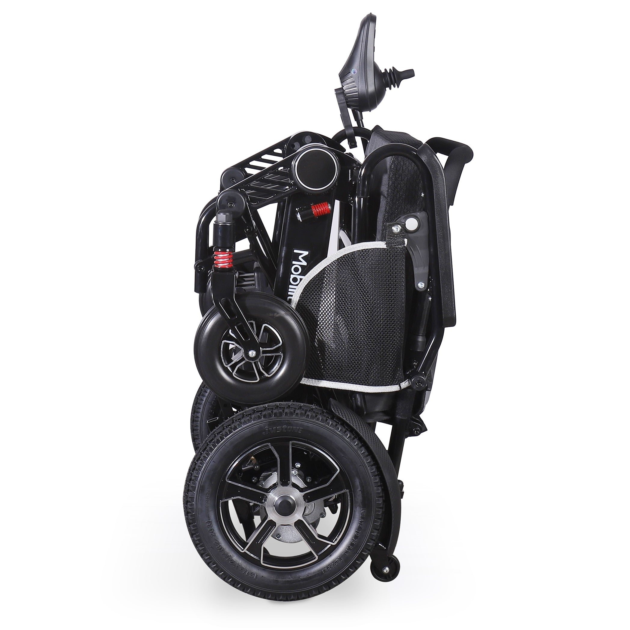 MobilityPlus+ FortisHD Lightweight Folding Electric Wheelchair | Wide Seat, 180kg Load Capacity - Image 2
