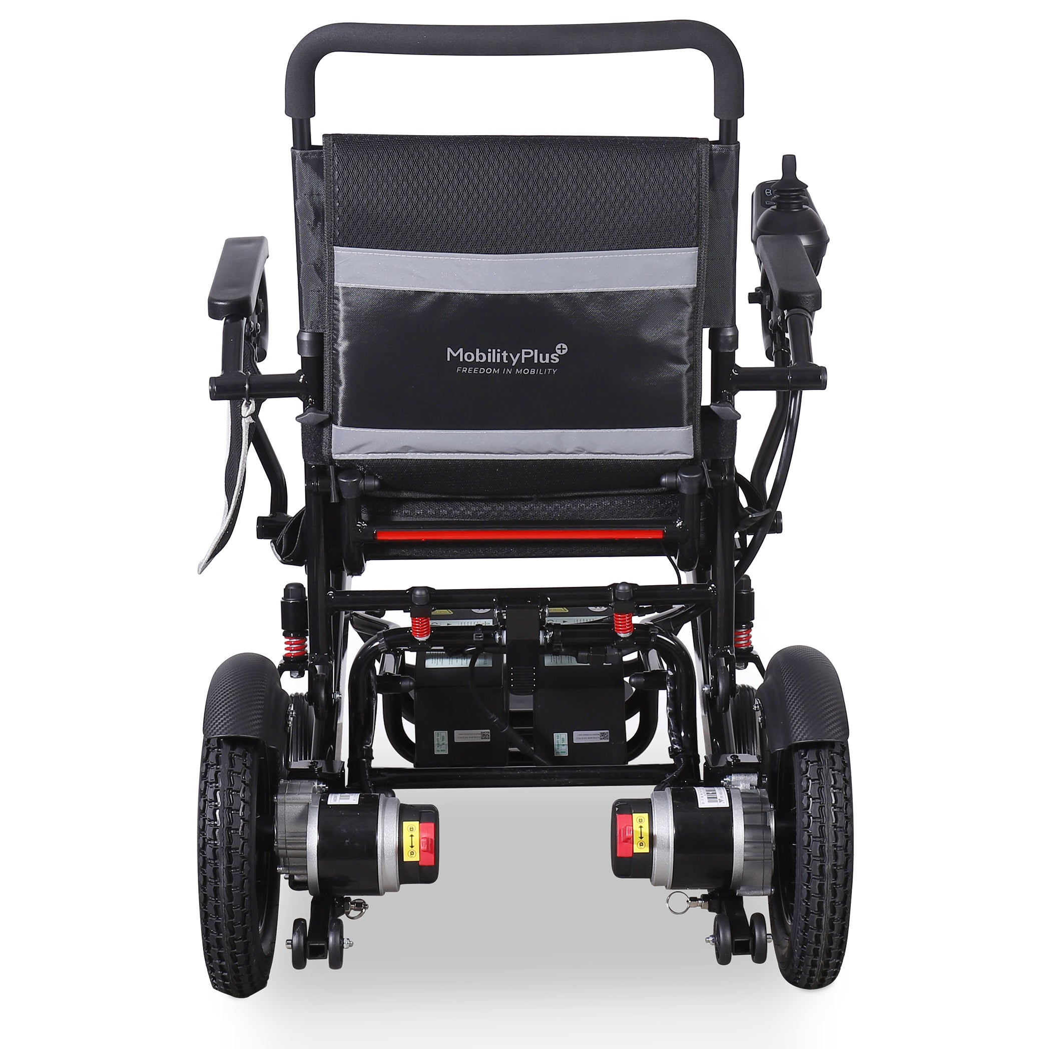 MobilityPlus+ FortisHD Lightweight Folding Electric Wheelchair | Wide Seat, 180kg Load Capacity - Image 10