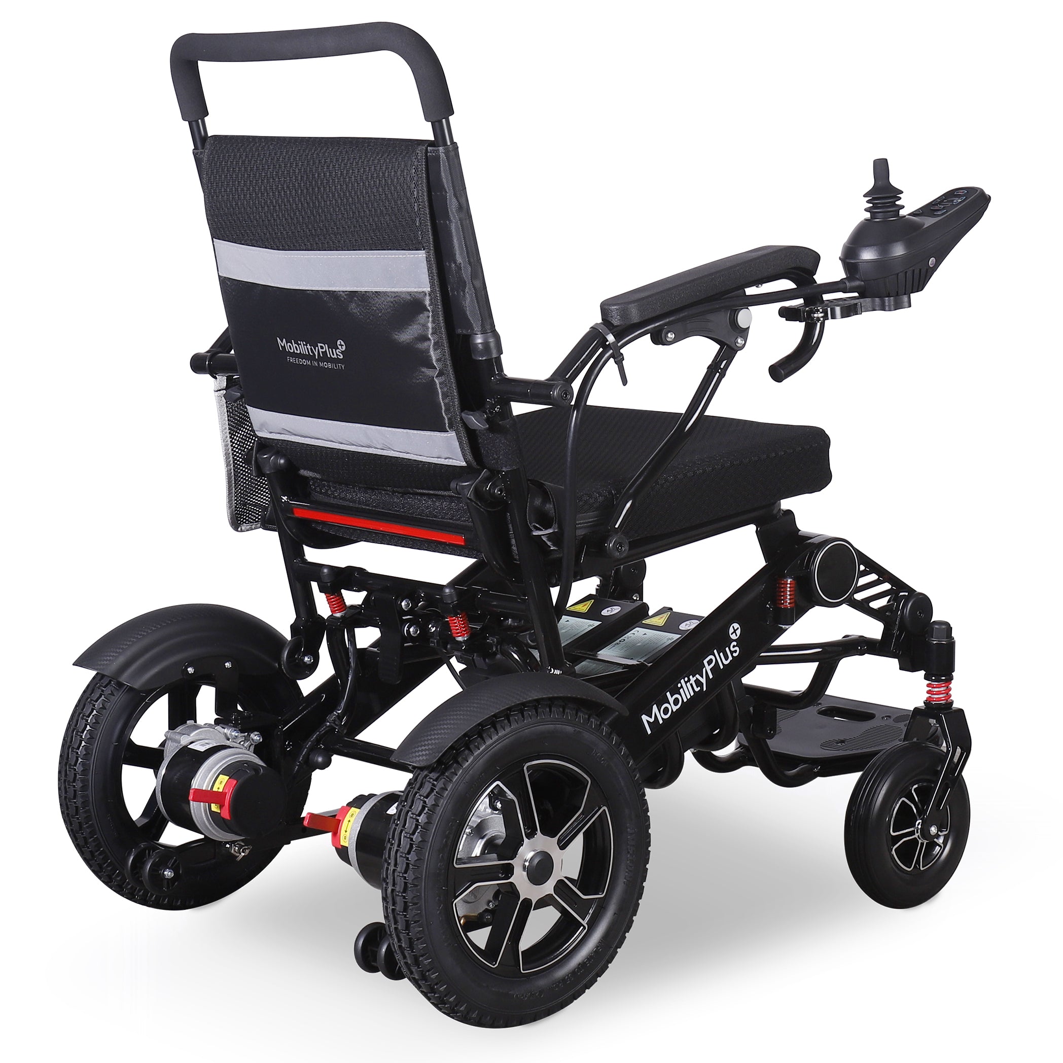 MobilityPlus+ FortisHD Lightweight Folding Electric Wheelchair | Wide Seat, 180kg Load Capacity - Image 8