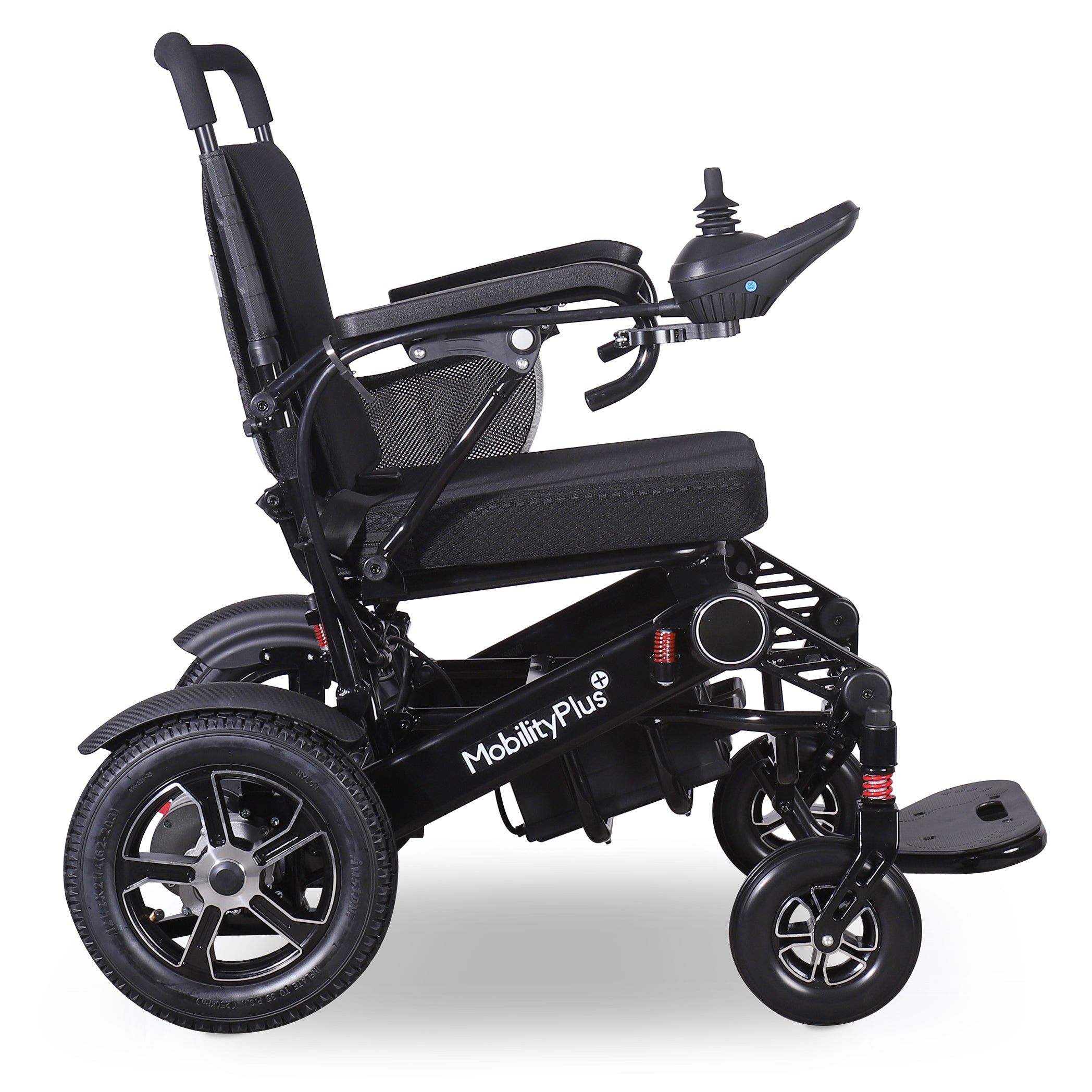 MobilityPlus+ FortisHD Lightweight Folding Electric Wheelchair | Wide Seat, 180kg Load Capacity - Image 6