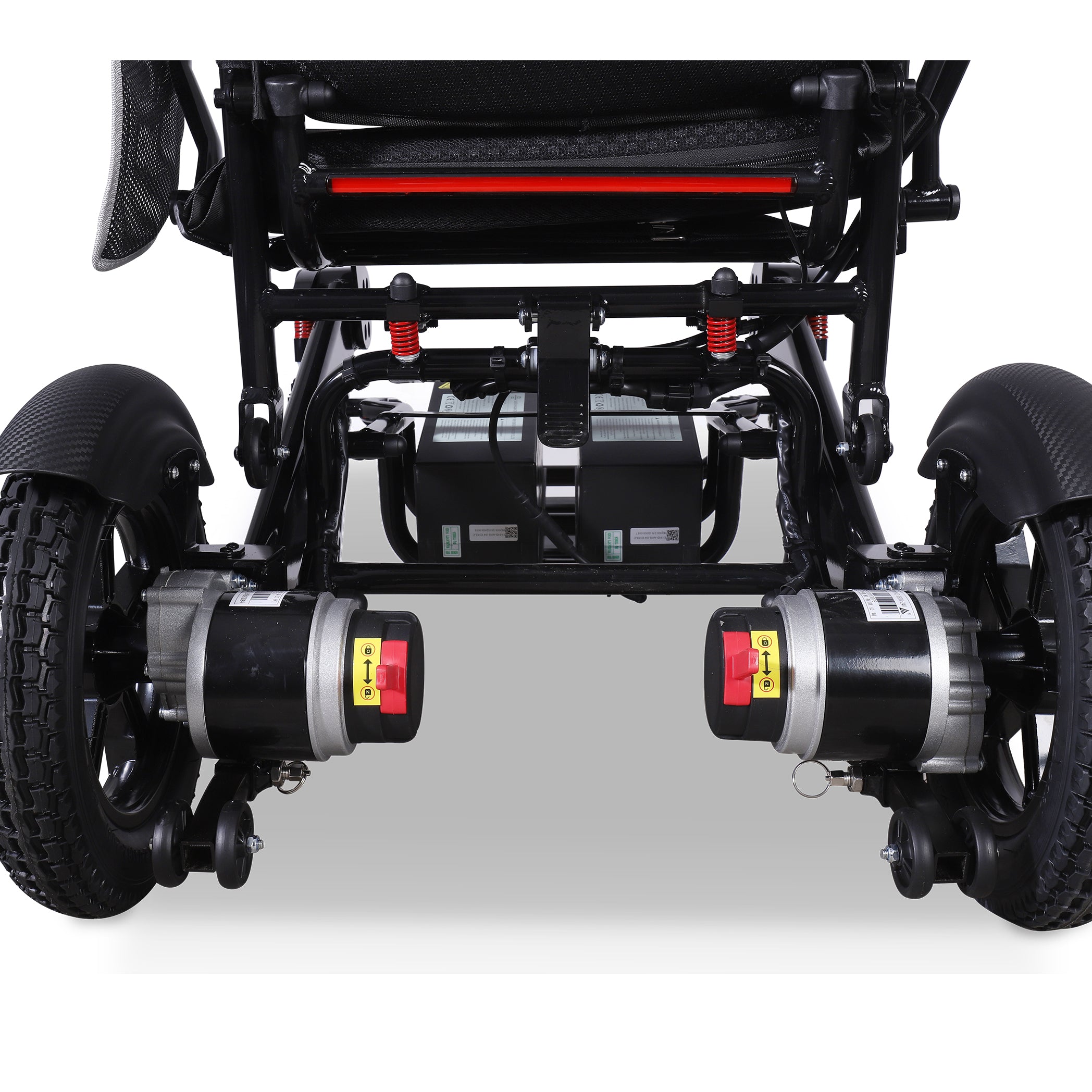 MobilityPlus+ FortisHD Lightweight Folding Electric Wheelchair | Wide Seat, 180kg Load Capacity - Image 12