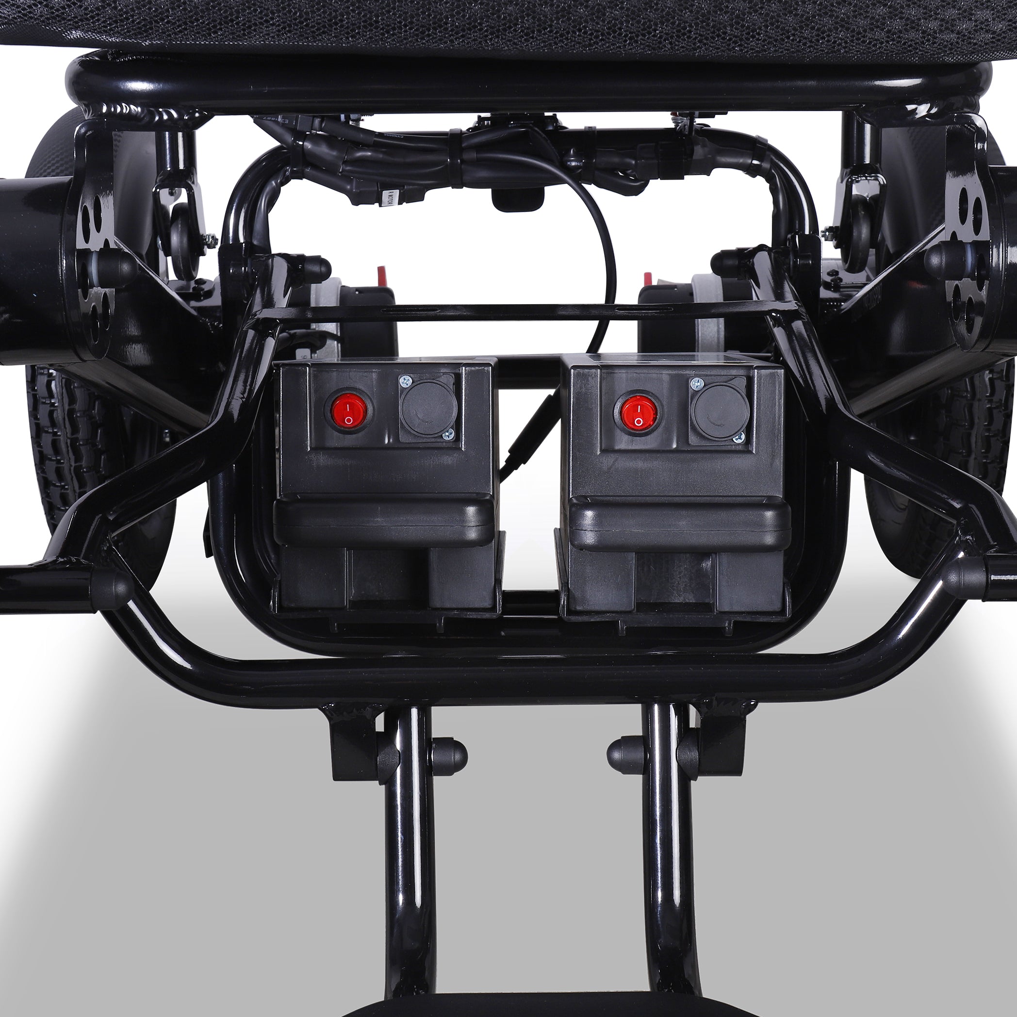 MobilityPlus+ FortisHD Lightweight Folding Electric Wheelchair | Wide Seat, 180kg Load Capacity - Image 11