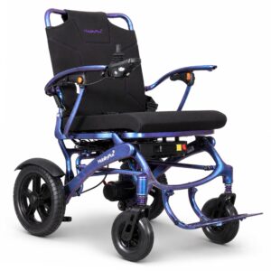 MobilityPlus+ SuperNova Ultra-Light Carbon Folding Electric Wheelchair | Wide Seat, 160kg Load Capacity