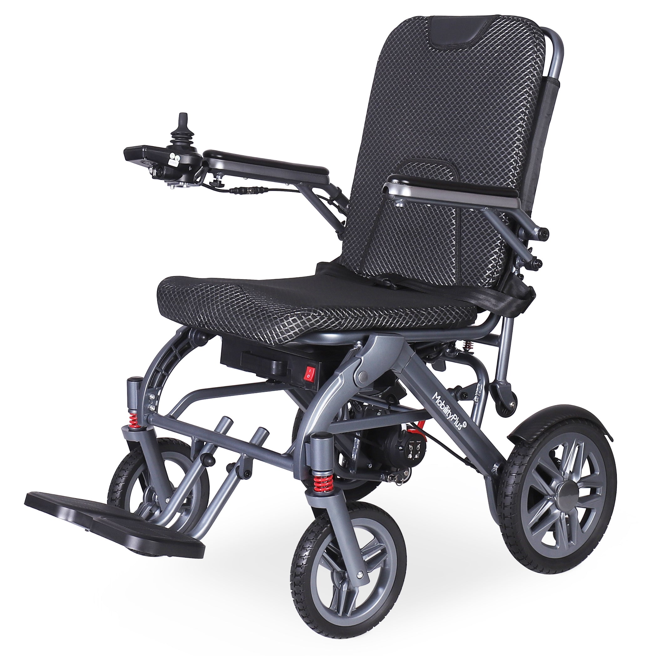 MobilityPlus+ Axion Ultra-Light Folding Electric Wheelchair - Image 3