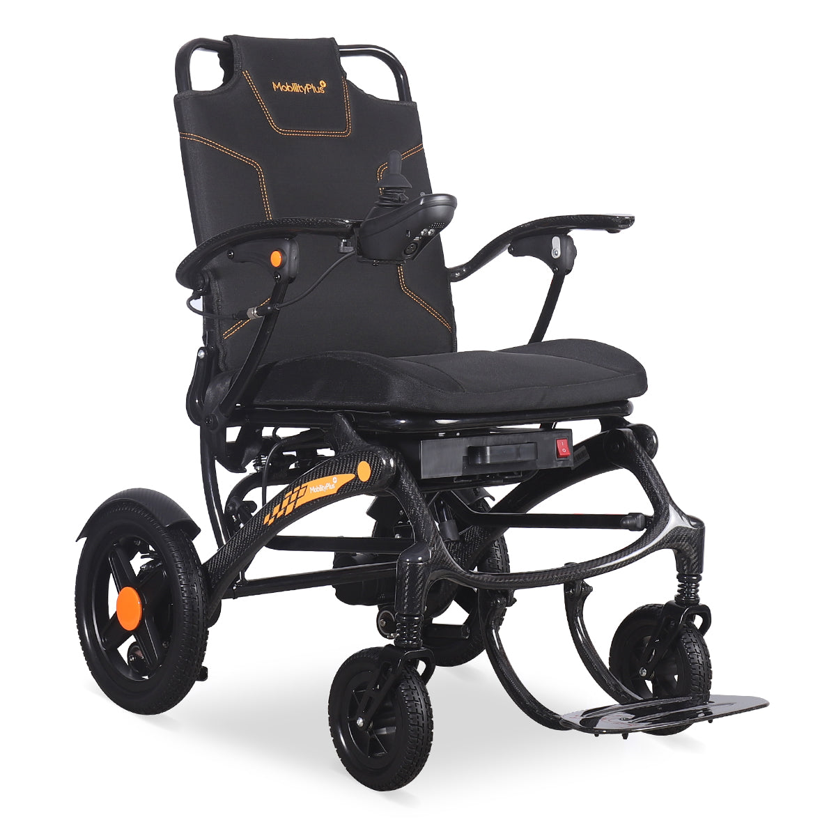 MobilityPlus+ Nova Ultra-Light Carbon Folding Electric Wheelchair - Image 2