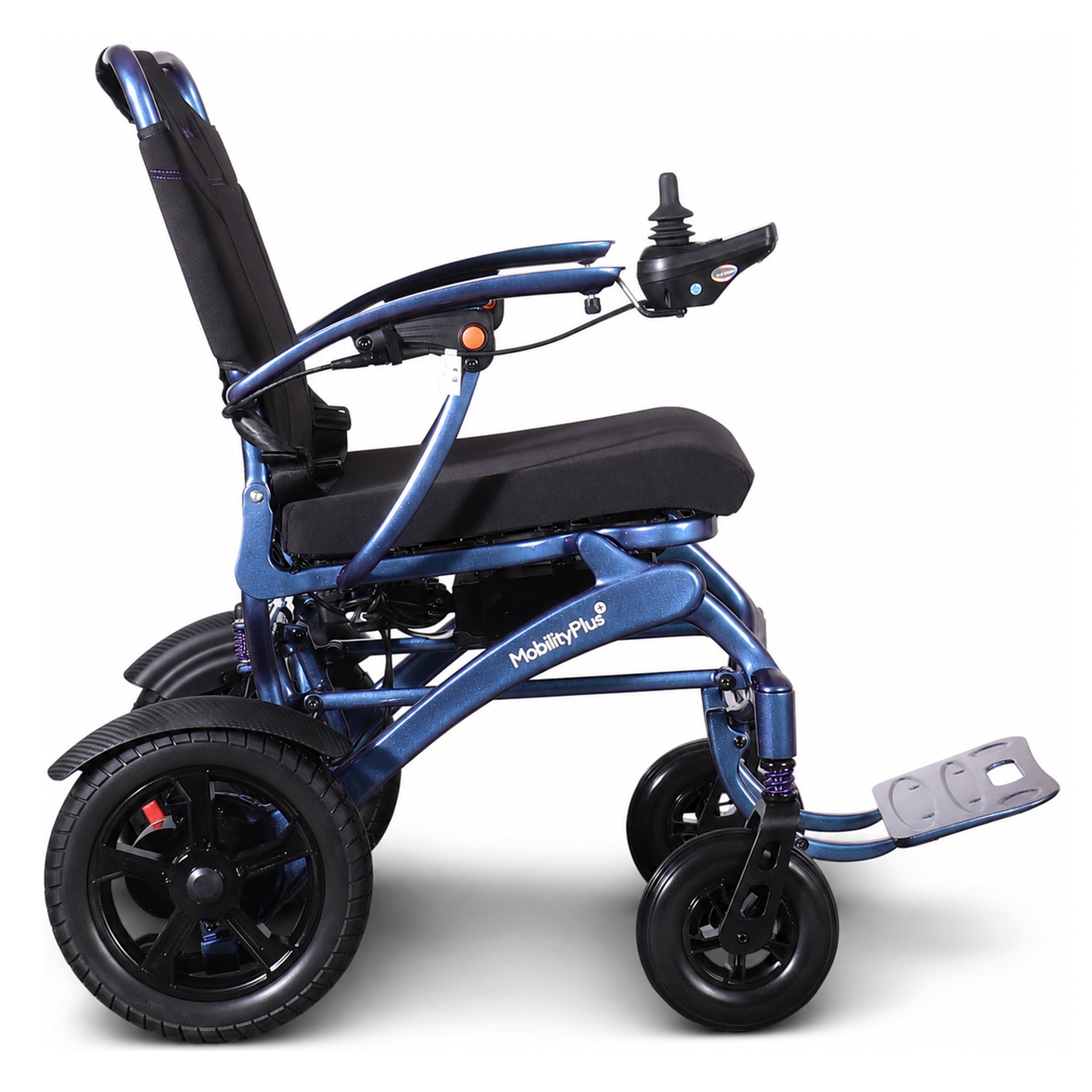 MobilityPlus+ SuperNova Ultra-Light Carbon Folding Electric Wheelchair | Wide Seat, 160kg Load Capacity - Image 9