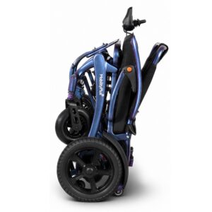 Alternative view of MobilityPlus+ SuperNova Ultra-Light Carbon Folding Electric Wheelchair | Wide Seat, 160kg Load Capacity