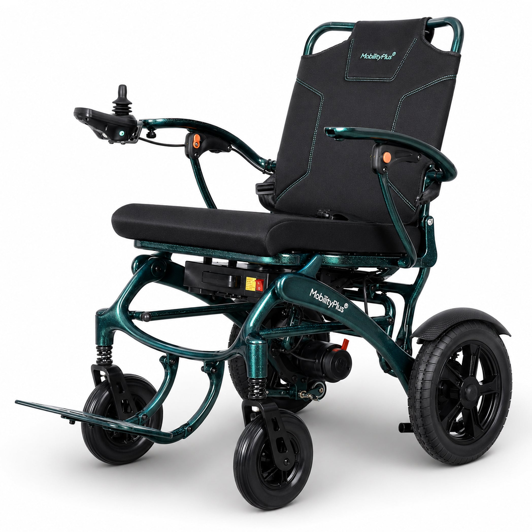 MobilityPlus+ SuperNova Ultra-Light Carbon Folding Electric Wheelchair | Wide Seat, 160kg Load Capacity - Image 5