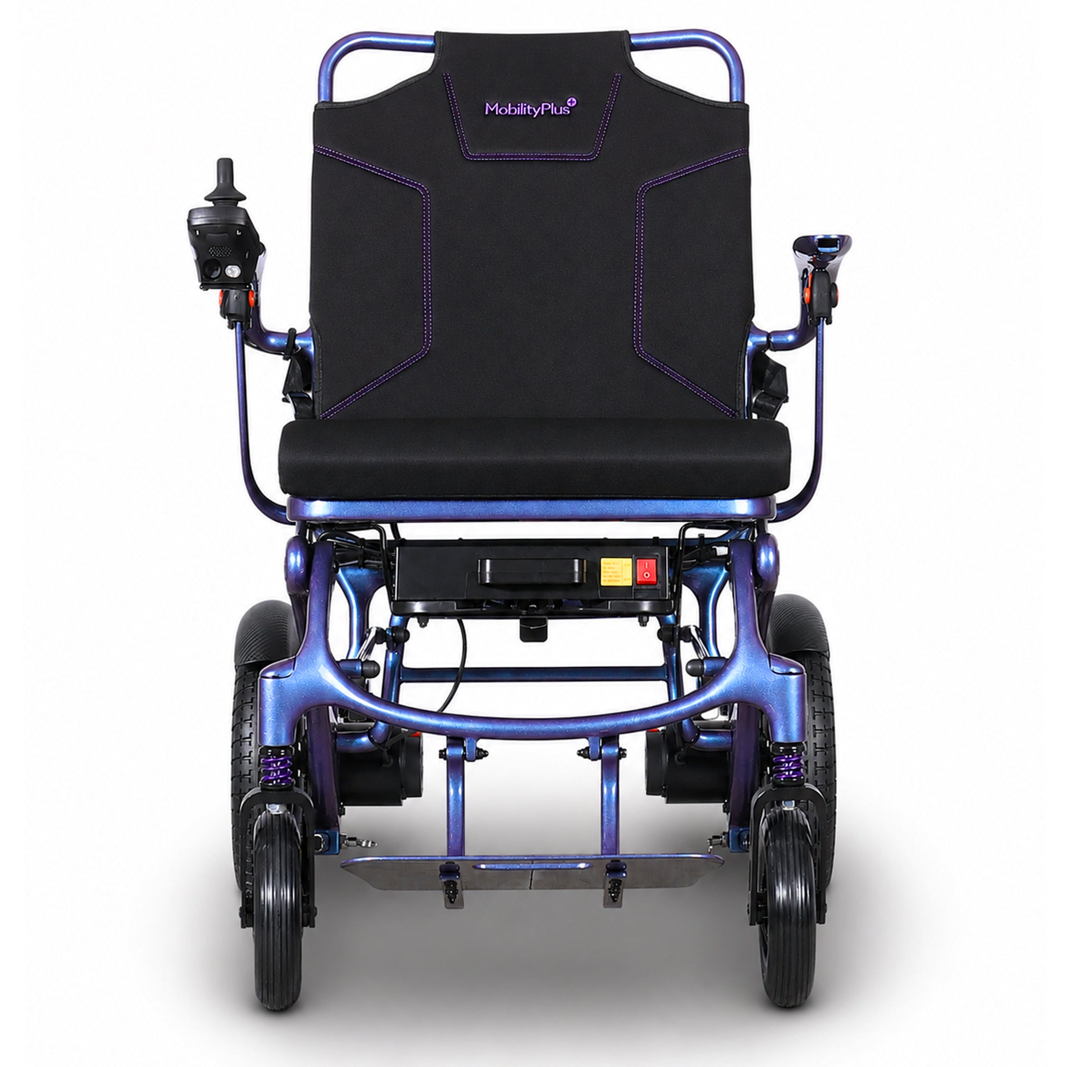 MobilityPlus+ SuperNova Ultra-Light Carbon Folding Electric Wheelchair | Wide Seat, 160kg Load Capacity - Image 8