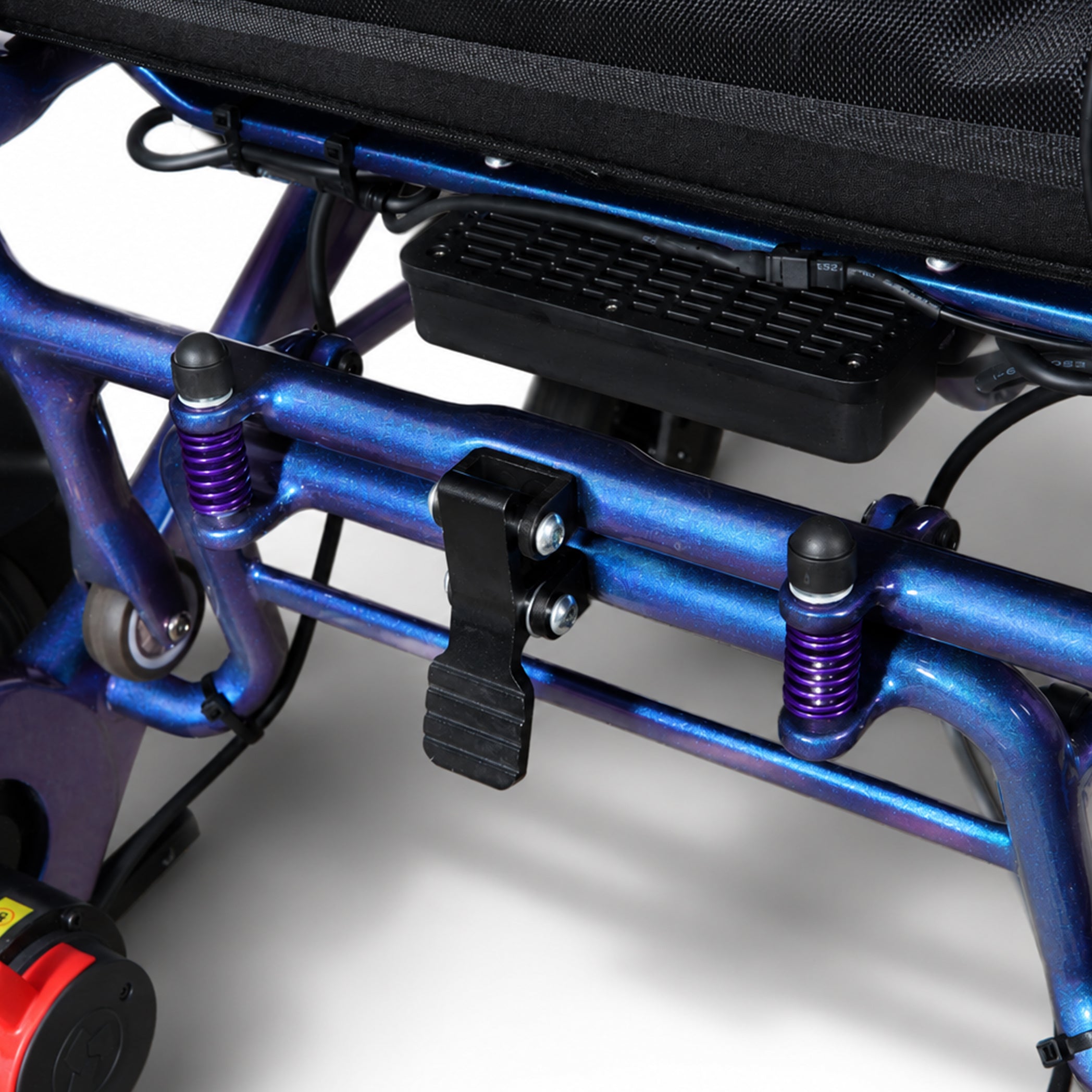 MobilityPlus+ SuperNova Ultra-Light Carbon Folding Electric Wheelchair | Wide Seat, 160kg Load Capacity - Image 19