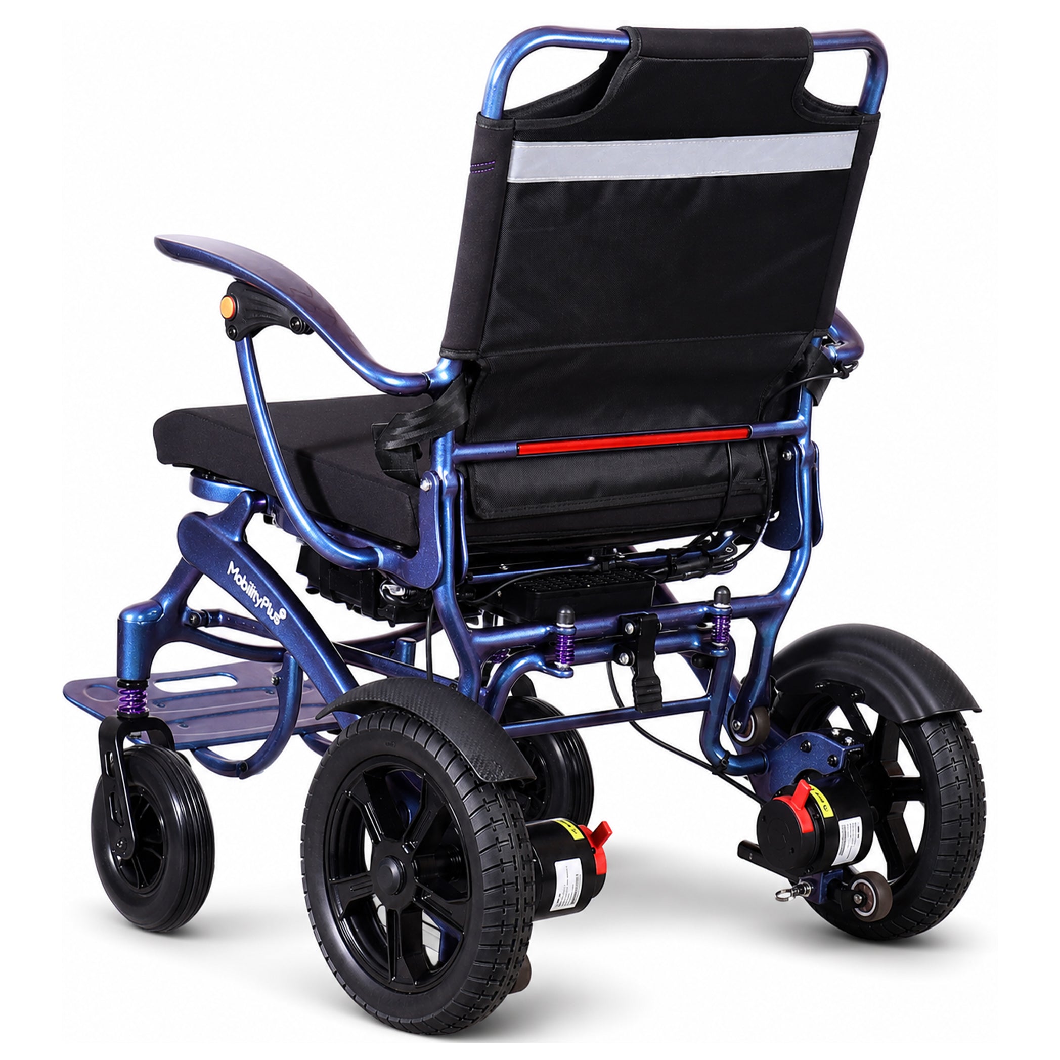 MobilityPlus+ SuperNova Ultra-Light Carbon Folding Electric Wheelchair | Wide Seat, 160kg Load Capacity - Image 12