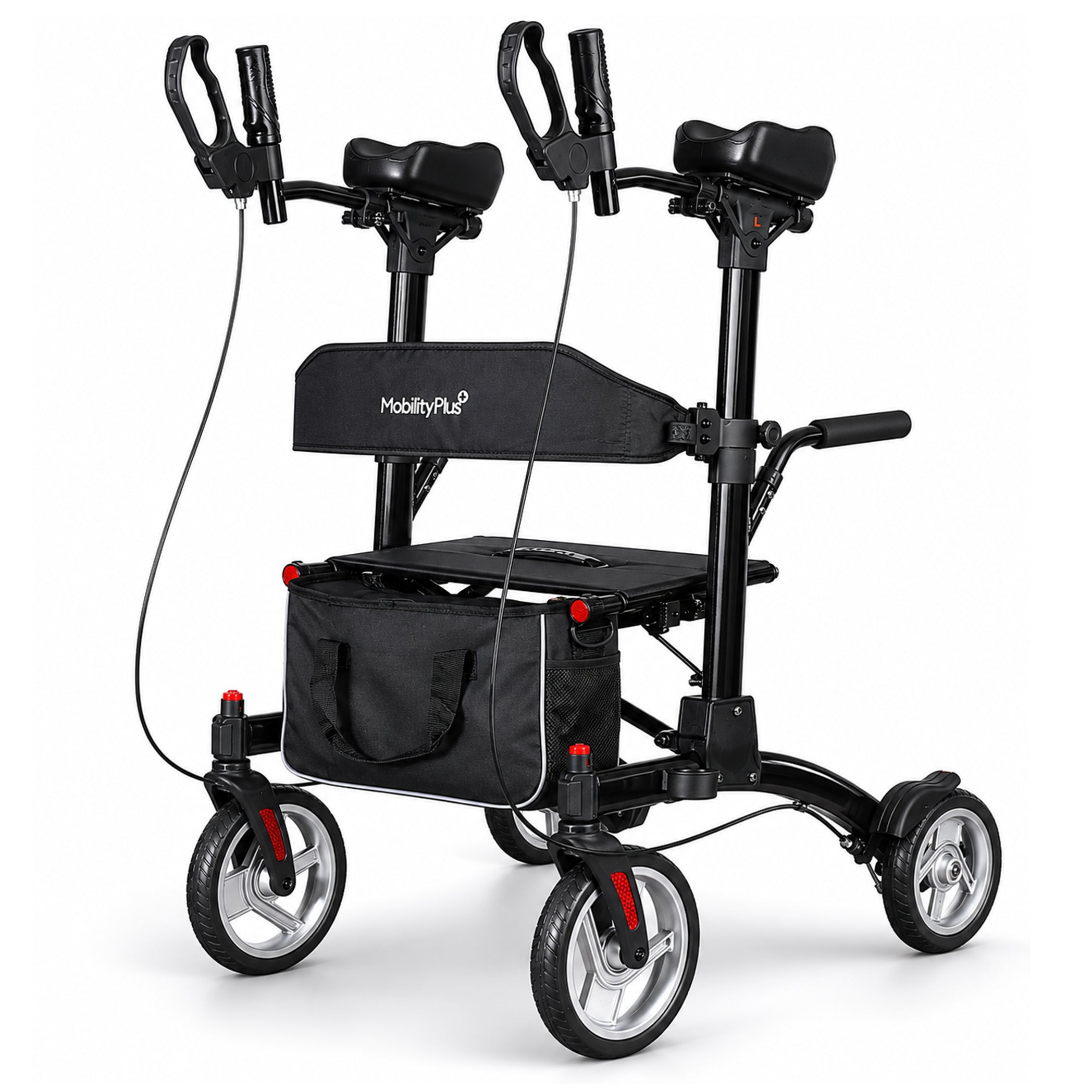 MobilityPlus+ Upright Rollator with Forearm Support - Image 3