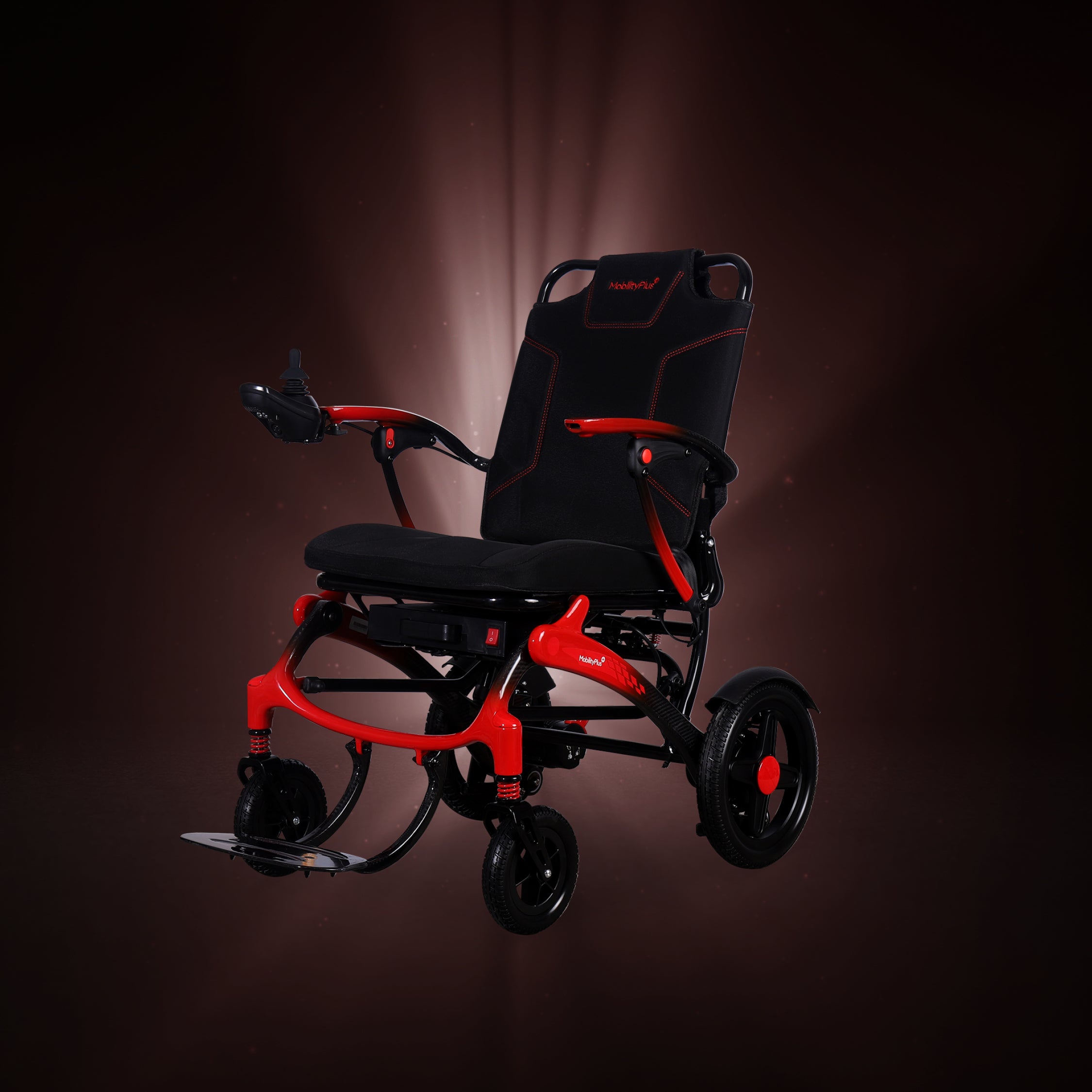 MobilityPlus+ Nova Ultra-Light Carbon Folding Electric Wheelchair - Image 7