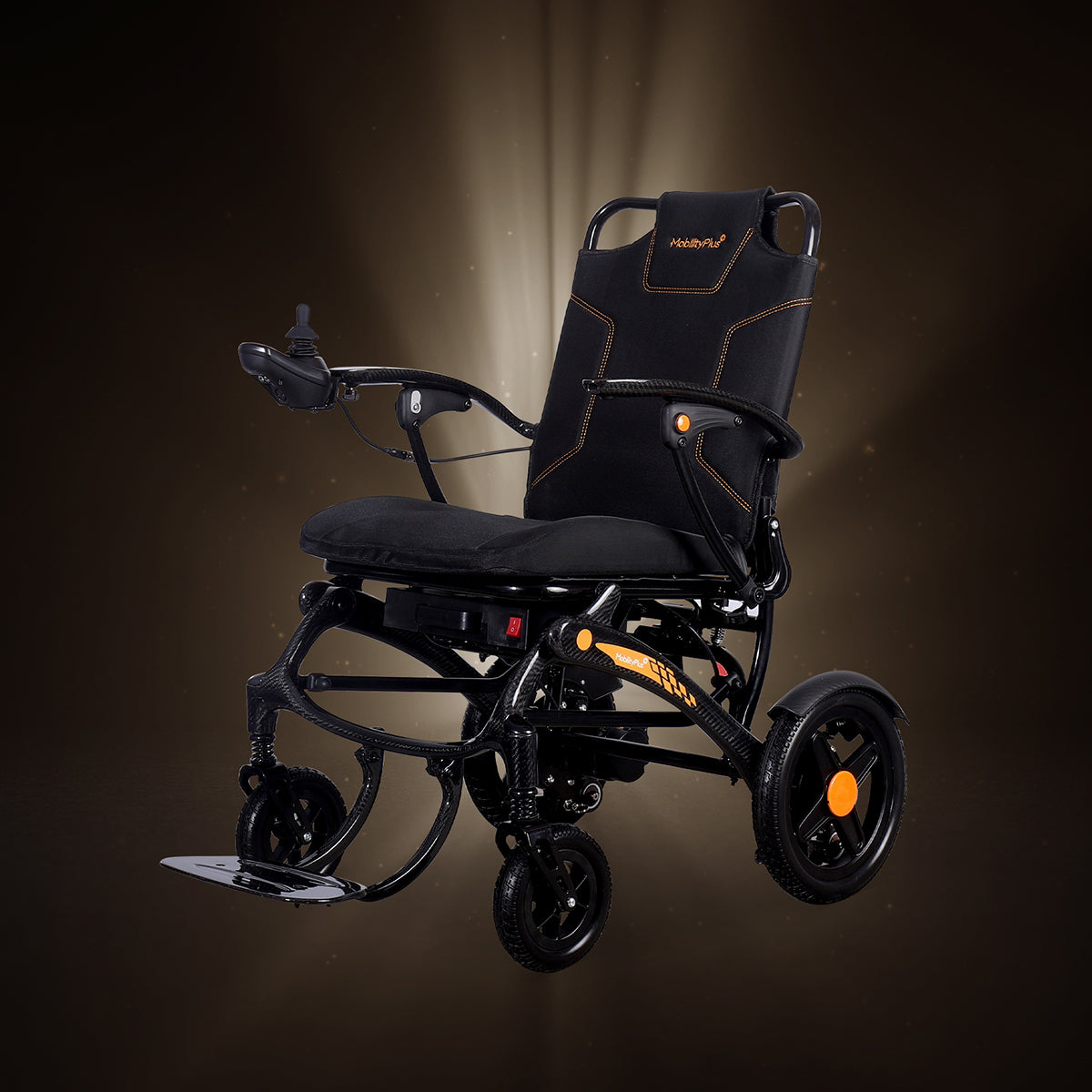 MobilityPlus+ Nova Ultra-Light Carbon Folding Electric Wheelchair - Image 6