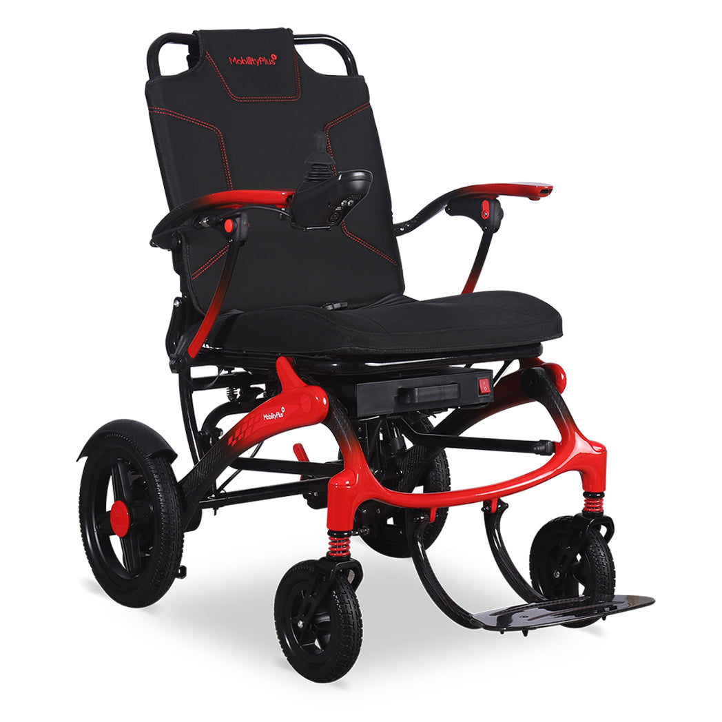 MobilityPlus+ Nova Ultra-Light Carbon Folding Electric Wheelchair - Image 4