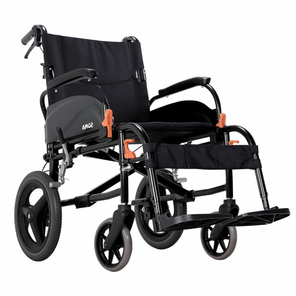 Karma Agile Aluminium Transit Wheelchair - 20" Seat - Image 2